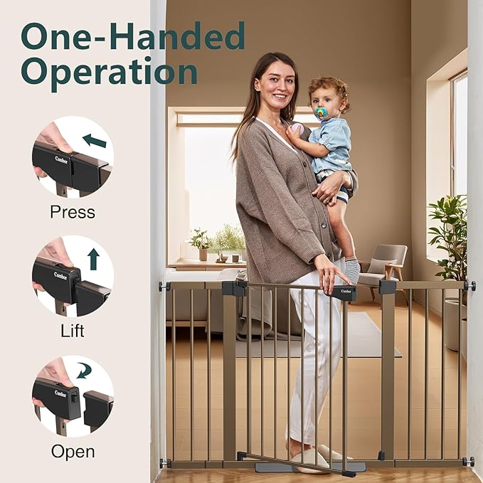 Cumbor 2 Pack 29.7-51.5" Extra Wide Baby Gate - Image 7