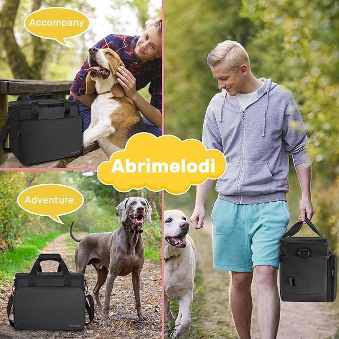 6 Set Dog Travel Bag, Large Pet Travel Kit - Image 7