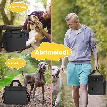 6 Set Dog Travel Bag, Large Pet Travel Kit - Image 7