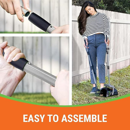 Pupzle Dog Pooper Scooper with Bag Attachment, Dog Poop Scoop - Image 9