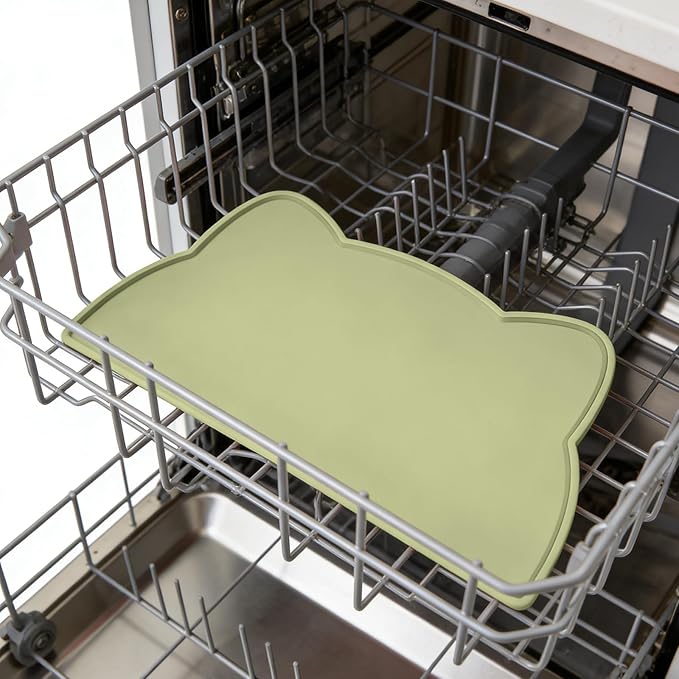 Cat Food Mat, Silicone Non Slip Dog Bowl Mat Waterproof Cat Feeding Mat Stop - Image 7