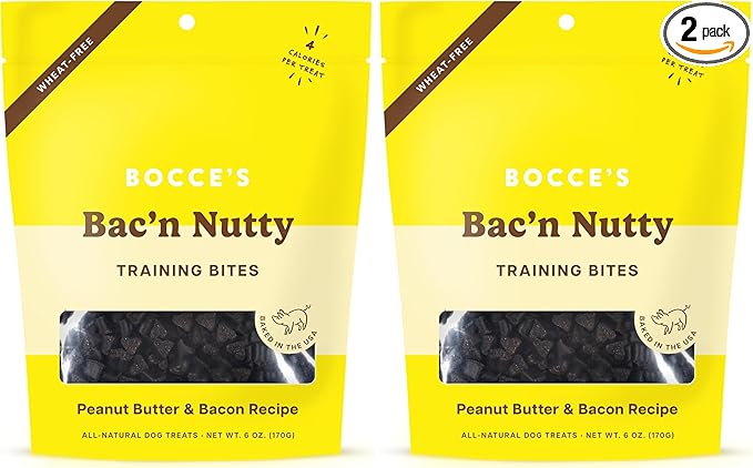 Bocce's Bakery Bac'N Nutty Training Treats by BoccesBakery