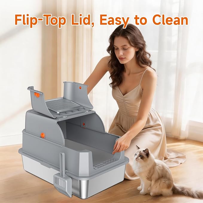 Stainless Steel Litter Box - Image 2