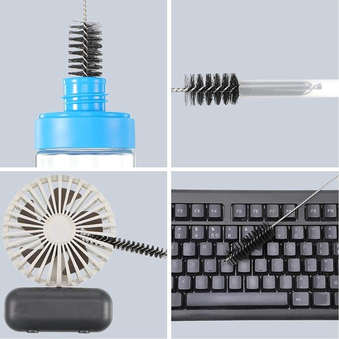 12 Pieces Aquarium Filter Brush Set Flexible Double Ended Hose Pipe Cleaning - Image 6