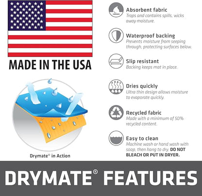 Drymate Pet Bowl Placemat, Dog & Cat Food Feeding Mat - Image 5