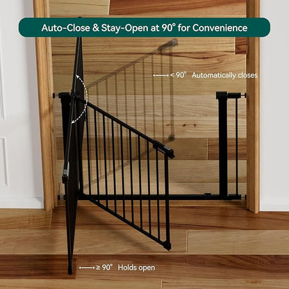Babelio Baby Gate for Doorways and Stairs, 36-41" Pet Gate - Image 5