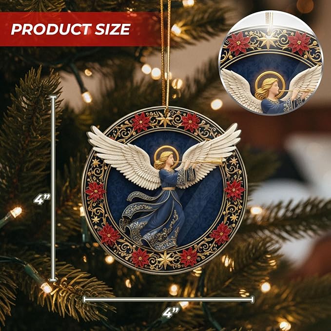 Angel Christmas Ornament 2025, 2025 Christmas Tree Decorations, Religious - Image 6