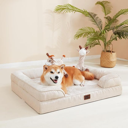 EHEYCIGA Orthopedic Dog Bed for Large Dogs, Waterproof Memory Foam, Non-Slip - Image 8