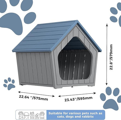 Dog House Outdoor for Puppy, Durable Small Dog House Indoor, Waterproof and - Image 2