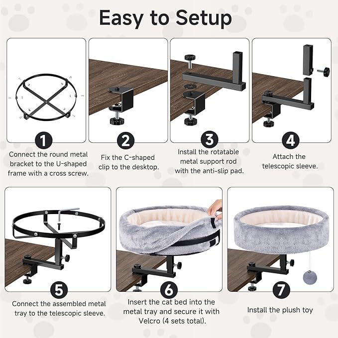 Chumajor Cat Desk Bed - Image 9