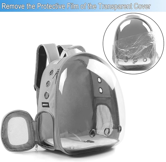 Cat Backpack Carrier, Pet Backpack, Breathable Cat Dog Space Capsule Backpack - Image 2