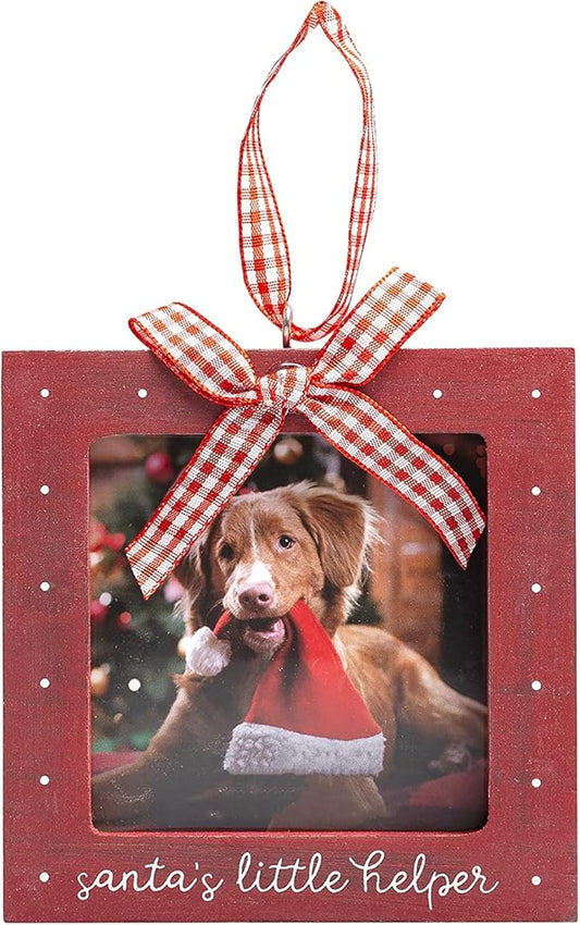 Kate & Milo Santa’s Little Helper Christmas Ornament, Pet Holiday Keepsake by KateMilo