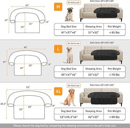 Calming Dog Bed Fluffy Plush Dog Mat - Image 5