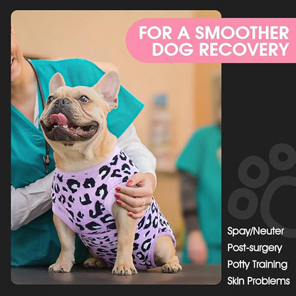 FUAMEY Recovery Suit for Dogs After Surgery, Soft Breathable Dog Bodysuit - Image 3