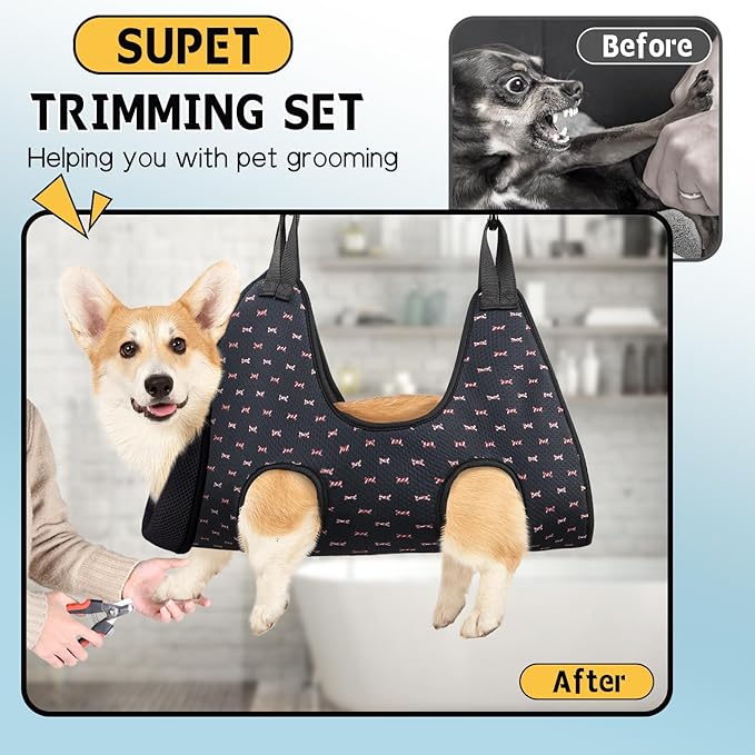 Supet Dog Grooming Hammock Harness - Image 2