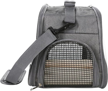 Small Bird Travel Carrier Cage Portable Bird Parrot Parakeet Cockatiel Travel - Image 5