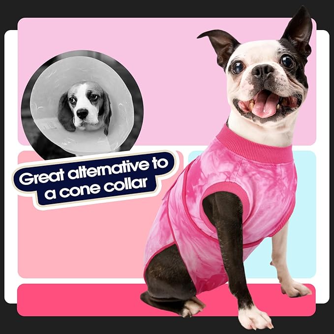 FUAMEY Surgery Recovery Suit for Small Dogs Cats, Dog Surgery Suit Female Spay - Image 4