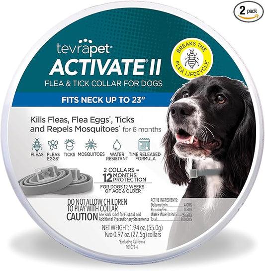 TevraPet Activate II Flea and Tick Collar by TevraPet
