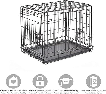 Midwest Homes for Pets 24-Inch New World Crate for Small Breeds, 12-20 lbs - Image 4