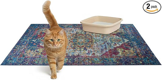 Lovewag Pets Cat Litter Mat 2 Pack by Lovewag