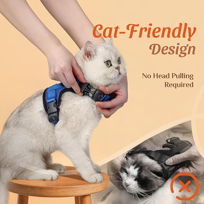 Dooradar Cat Harness and Leash Set, Escape Proof Soft - Image 4