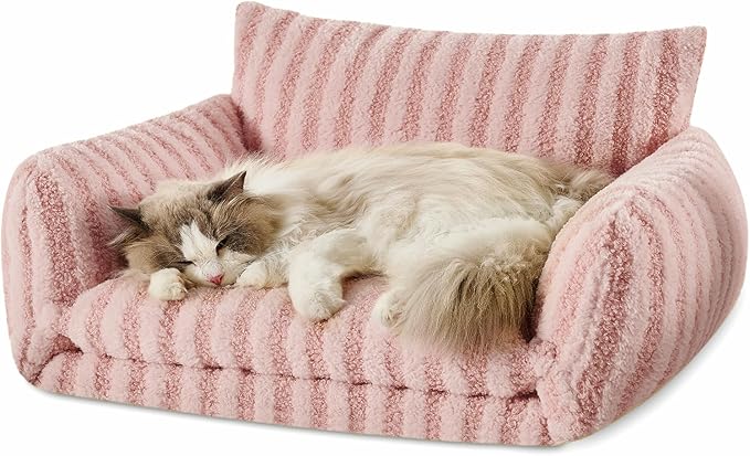 Hollypet Cat Bed Fluffy Plush Multifunctional Double-Layer Machine Washable by Hollypet