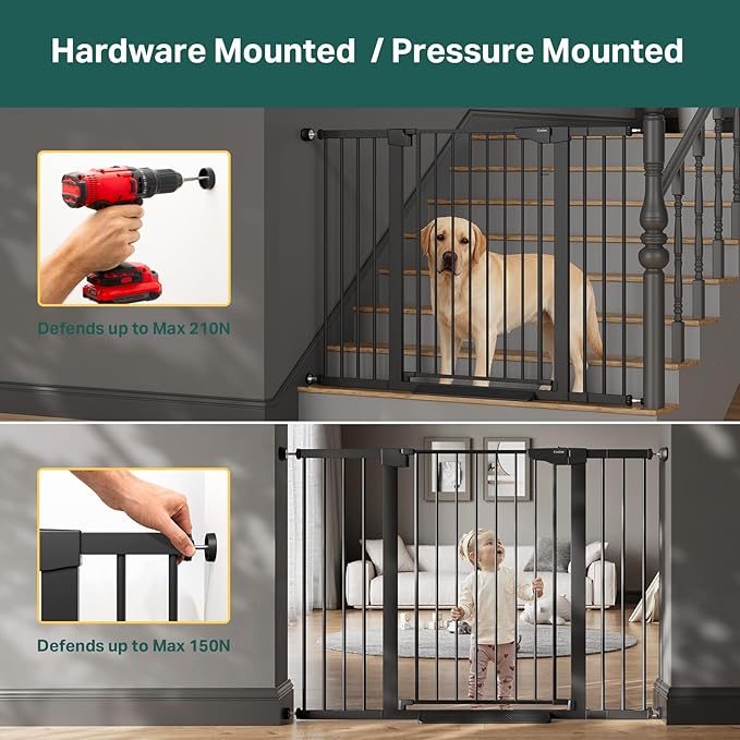 Cumbor 36" Extra Tall 29.7-51.5" Baby Gate - Image 7