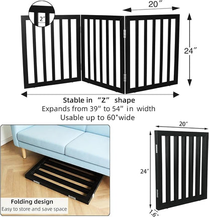 Dog Gate Indoor, Freestanding Dog Fence - Image 7