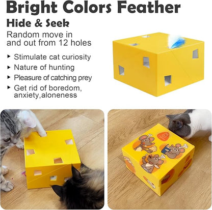 Migipaws MigiBox Cat Toy with PopSkin, Interactive Kitten Toy - Image 5
