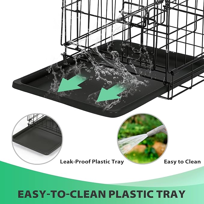 BestPet | Dog Crate | 18" | Black | Foldable Metal Kennel - Image 5