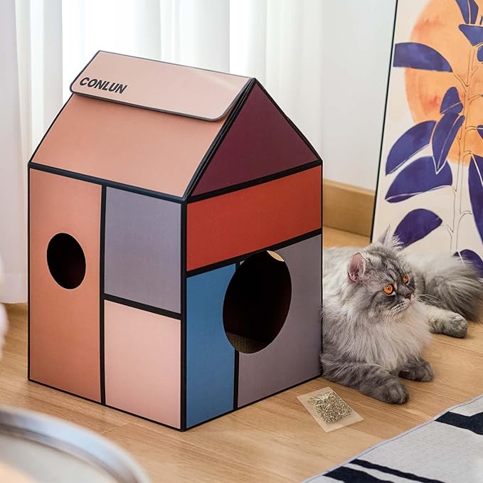 Conlun Cardboard Cat House - Image 7