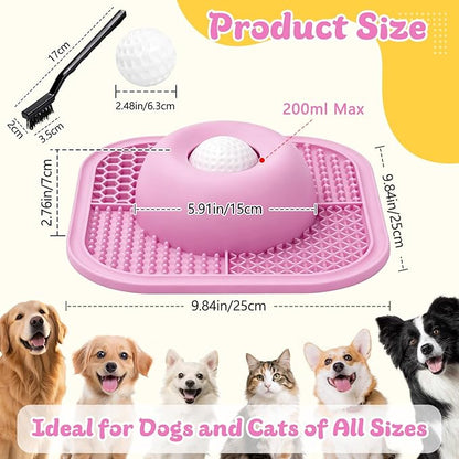 Slow Feeder Dog Bowls & Lick Mat - Image 7