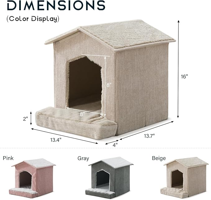 Cat Beds for Indoor Cats, Cat Houses, Cat Cave - Image 5