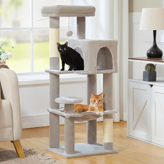 MUTTROS Cat Tree for Indoor Cats, 44.5" Multi-Level Cat Tower by MUTTROS