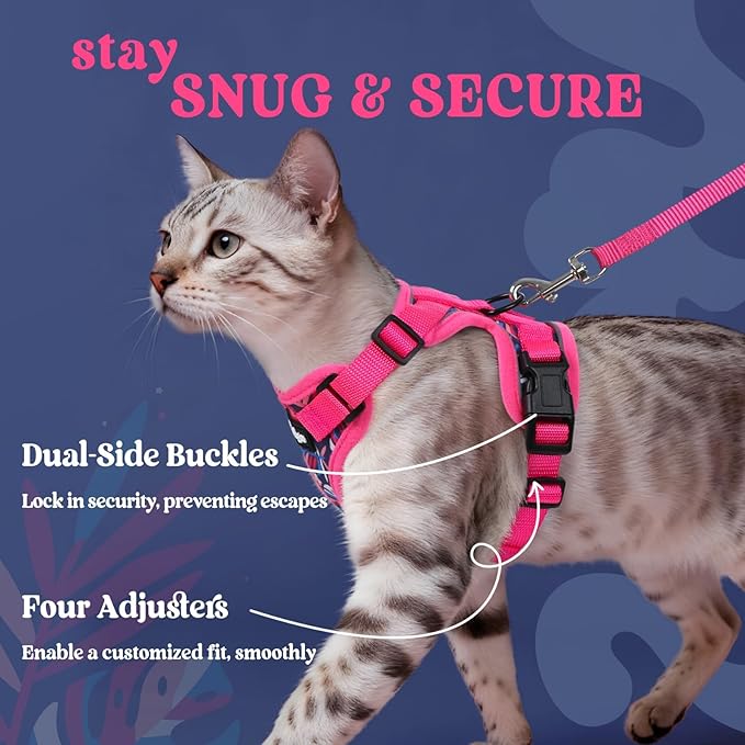 rabbitgoo Cat Harness and Leash Set, Escape Proof Kitten Harness - Image 6