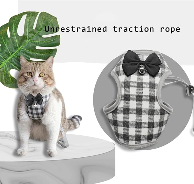 Cat Harness, Pet Escape Proof Walking Vest Strap, Adjustable Breathable Cat - Image 6