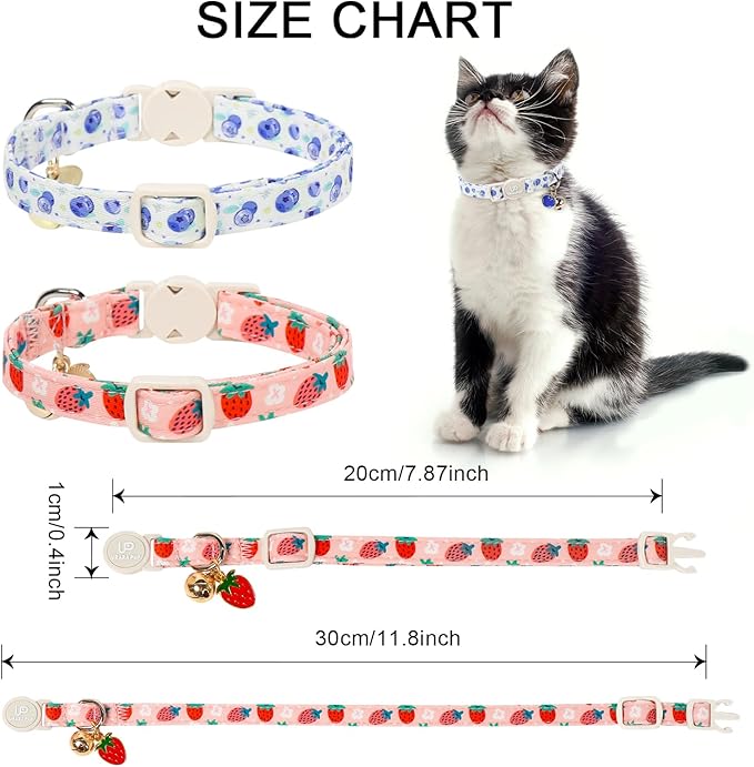 Cat Collar, Cat Collar with Bell, - Image 4