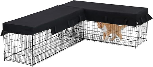 Aivituvin Cat Tunnel with Extendable Design 90.6" L, Metal Wire Outdoor Cat by Aivituvin