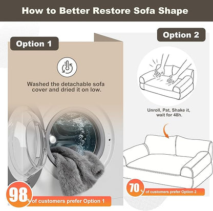 FAMIDGE Plush Cat Couch Bed - Image 4