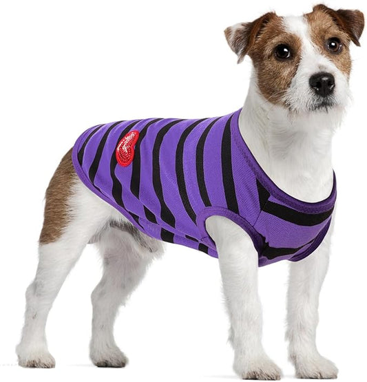 Dog Shirts for Large Dogs, Striped T-Shirts Pets Vest Pet Apparel Tee Shirts by PREFERHOUSE