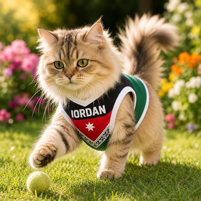 V-DECORPARKS Personalized Pet Soccer Jersey Custom Name Number Dog Cat Football - Image 3