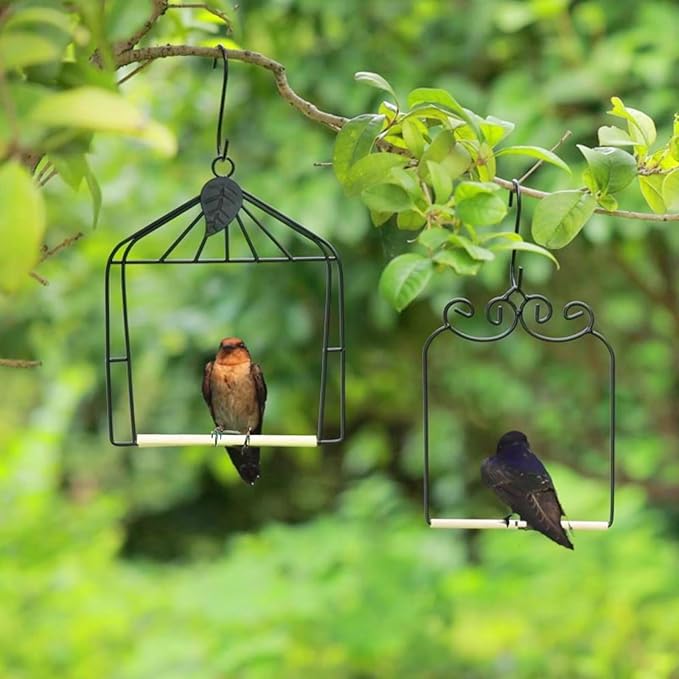 Hummingbird Feeders Bird Swing Metal Frame - Image 7