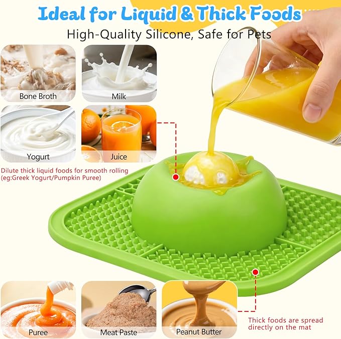Slow Feeder Dog Bowls & Lick Mat - Image 3