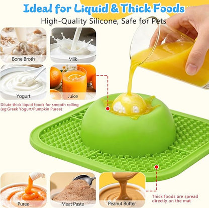 Slow Feeder Dog Bowls & Lick Mat - Image 3