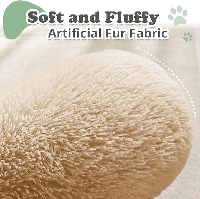 JOLLYVOGUE Dog & Cat Bed, Calming Anti-Anxiety Pet Bed - Image 2