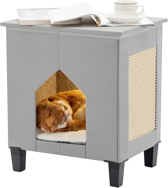 Cat House for Indoor Cats Condo, Cat Furniture by NUROMY
