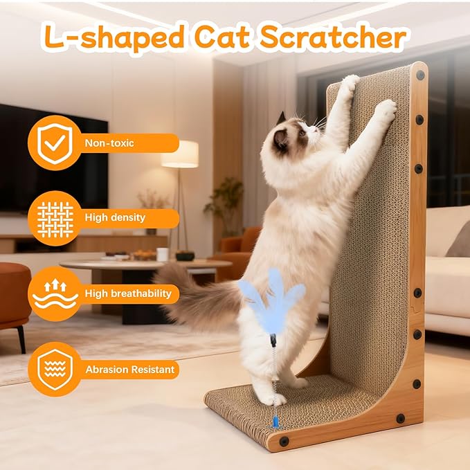 Goosheep Cat Scratching Post, 3-in1 Scratching Board - Image 5