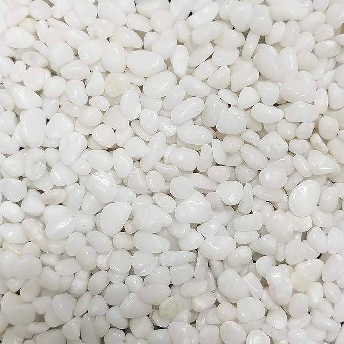 Natural Polished Decorative White Pebbles - Image 8