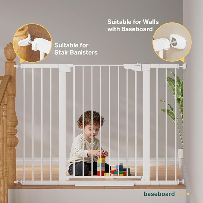 Cumbor 36" Extra Tall 29.7-51.5" Baby Gate - Image 6