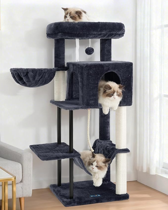 Gitelsnour Cat Tree, Cat Tower for Indoor Cats, 43.3 inch Cat Tree Tower - Image 9